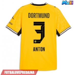 Lacne Muži Futbalové dres Borussia Dortmund Waldemar Anton #3 2026-27 Krátky Rukáv - Domáci